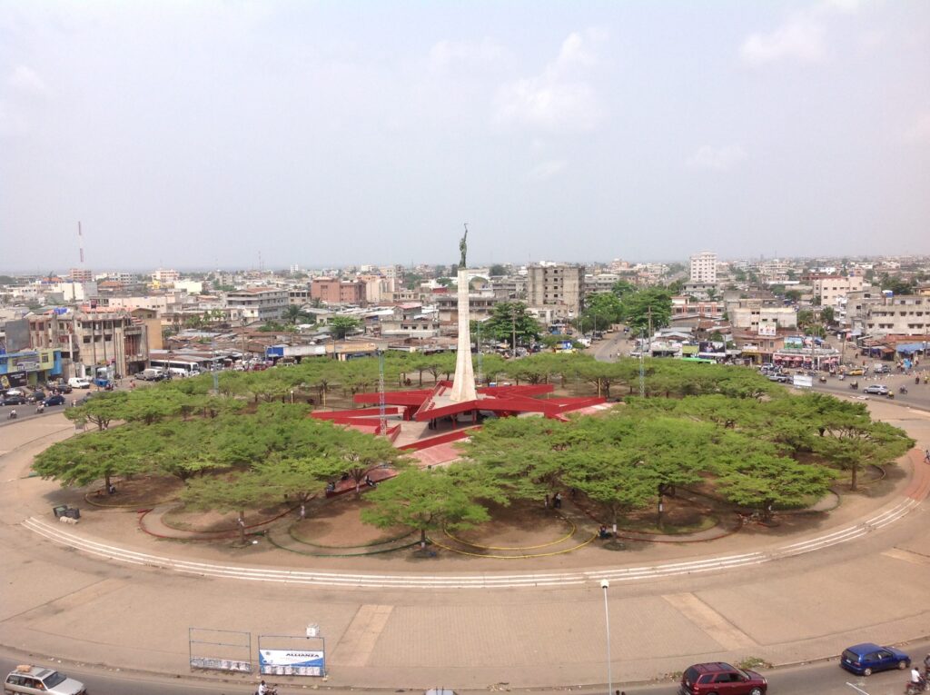 Bénin Cotonou Place de l’Étoile Rouge